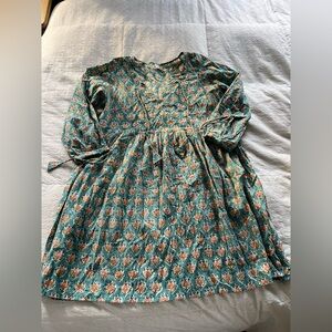 Blue City Floral Dress size large